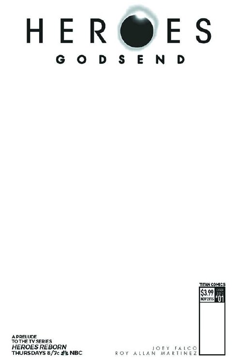 Heroes Godsend #1 (of 5) Coevr C Blank