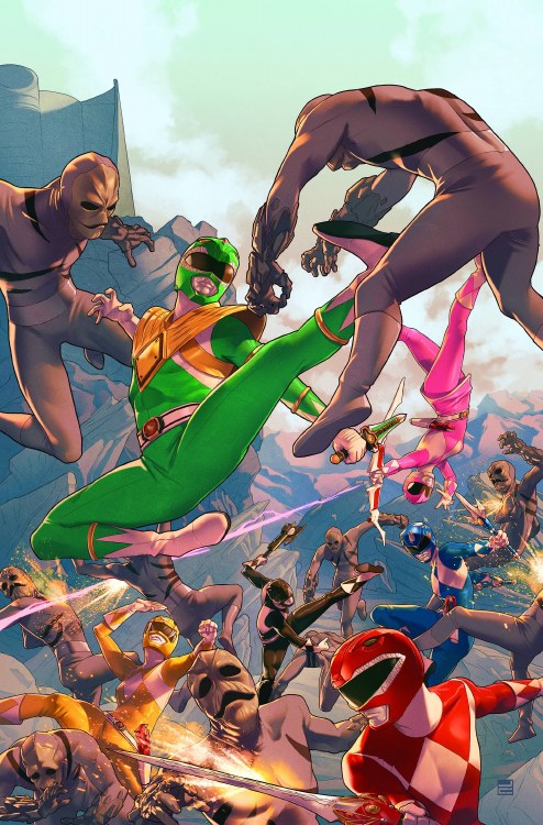Mighty Morphin Power Rangers #1 Main Cover