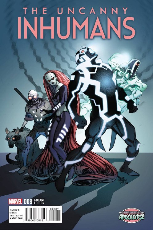 Uncanny Inhumans #8 Ferry Aoa Variant