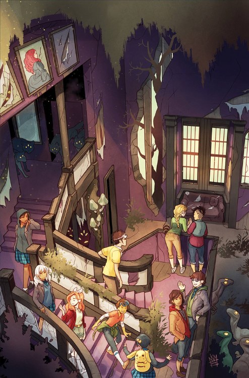 Lumberjanes Gotham Academy #1 Subscrip Connect Matthews Variant