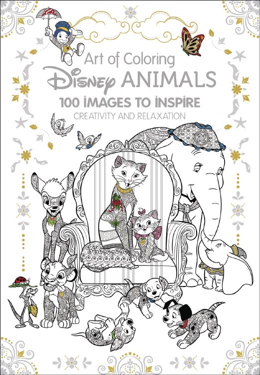 Art of Coloring Disney Animals HC
