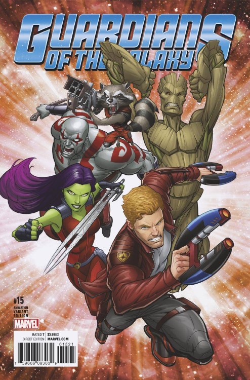 Guardians of Galaxy #15 Animation Variant Now