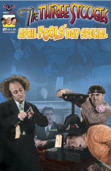 Three Stooges April Fools Day Special Photo Cvr