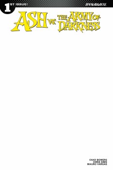 Ash Vs Aod #1 (of 5) Cvr I Blank Authentix Ed