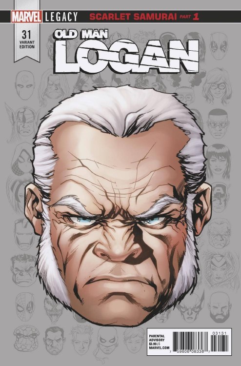 Old Man Logan #31 Mckone Legacy Headshot Var Leg