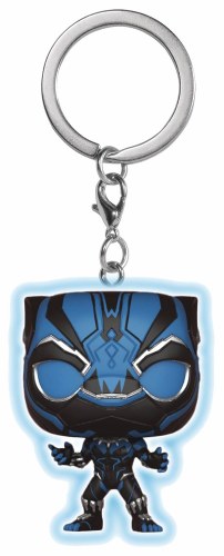 black panther pop keychain