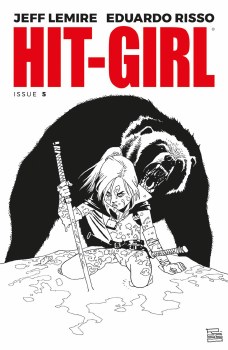 Hit-Girl #5 Cvr B B&W Risso (Mr)