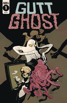 Gutt Ghost Trouble W/ Sawbuck Skeleton Society Mignola Cvr