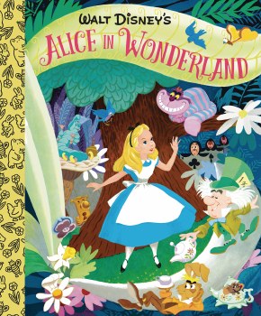 Walt Disney Alice In Wonderland Little Golden Board Book