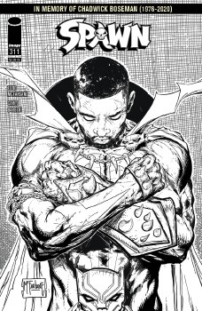 Spawn #311 Cvr D Mcfarlane B&W