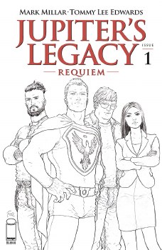 Jupiters Legacy Requiem #1 (of 12) Cvr C Quitely B&W (Mr)