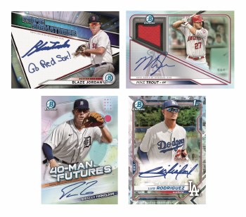 Bowman 2021 Chrome Baseball T/C Choice Box