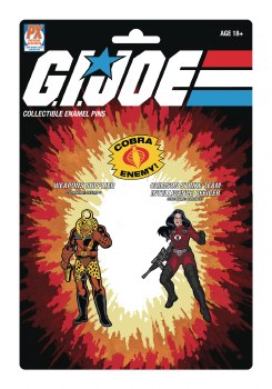 Sdcc 2021 Gi Joe Pd Destro & Crimson Baroness Px Pin Set (C: