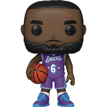 Pop Nba Lakers Lebron James Purple Jersey Vin Fig