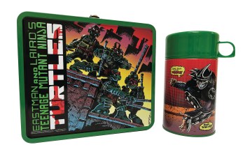 Tin Titans Tmnt Classic Comic #1 Px Lunchbox & Bev Container
