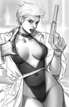 Gun Honey Blood For Blood #2 (of 4) Cvr E 5 Copy Sketch Incv