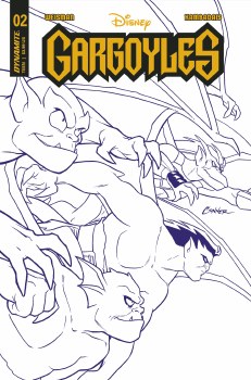 Gargoyles #2 Cvr J 20 Copy Incv Conner Purple Line Art