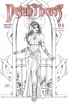 Dejah Thoris (2023) #1 Cvr J 15 Copy Incv Linsner Line Art