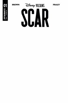 Disney Villains Scar #1 Cvr F Blank Authentix