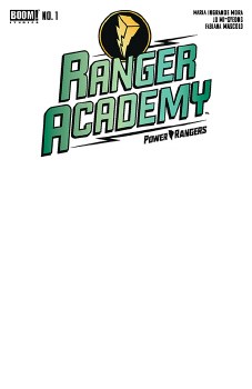 Ranger Academy #1 Cvr C Blank Sketch Var