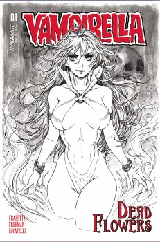 Vampirella Dead Flowers #1 Cvr I 10 Copy Incv Turner Line Art