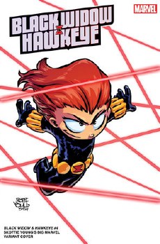Black Widow and Hawkeye #4 Skottie Young Big Marvel Var