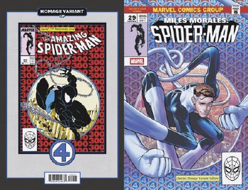Miles Morales Spider-Man #29 Fantastic Four Homage Var