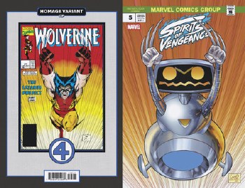 Spirits of Vengeance #5 Greg Land Fantastic Four Homage Var