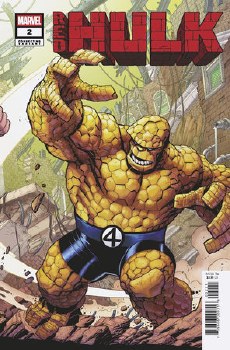 Red Hulk #2 Nick Bradshaw Thing Connect Var