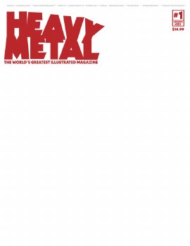 Heavy Metal Magazine #1 Cvr F