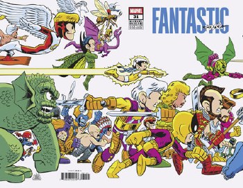 Fantastic Four #31 Giarrusso Marvel Universe Connect Var a