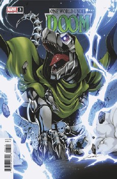 One World Under Doom #3 (of 9) Godtail Doomasaur Var
