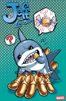 Jeff the Landshark #1 Rickie Yagawa Foil Var (Net)