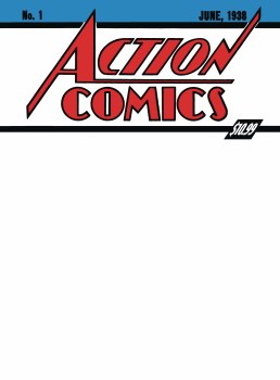 Superman Day 2025 Action Comics #1 Ga Facsimile Blank Var