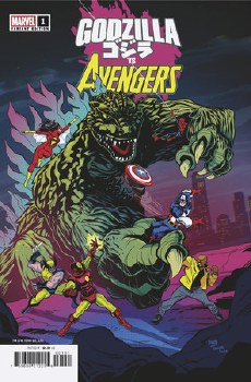 Godzilla Vs Avengers #1 Dave Bardin Var