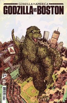 Godzilla Vs America Boston #1 Cvr B Lonergan