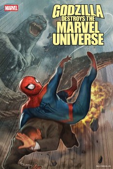 Godzilla Destroys the Marvel Universe #2 Stonehouse Var