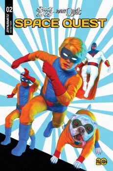 Space Ghost Jonny Quest Space Quest #2 Cvr T Spears Blue Bkg
