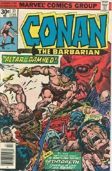 Conan The Barbarian #71 1977