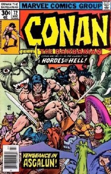 Conan The Barbarian #72 1977