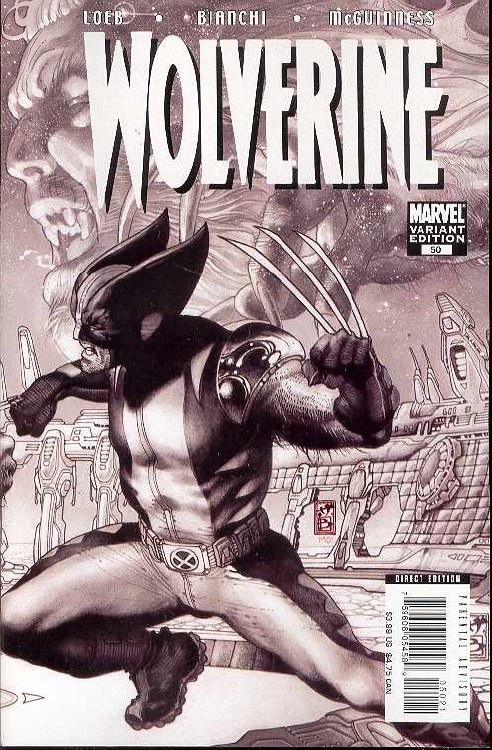 Wolverine Black and White Var #50