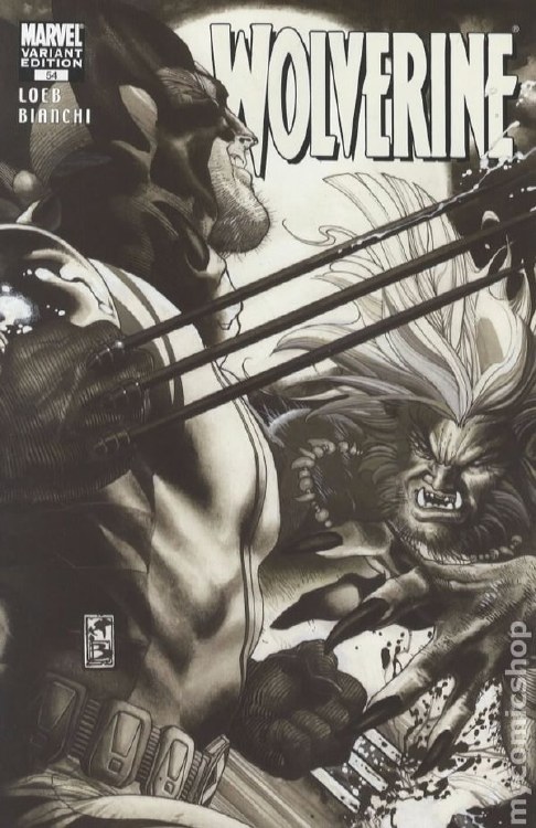 Wolverine Black and White Var #54