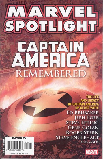 Marvel Spotlight Captain America Remembered