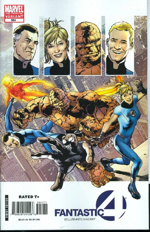 Fantastic Four #554 2nd Ptg Hitch Var