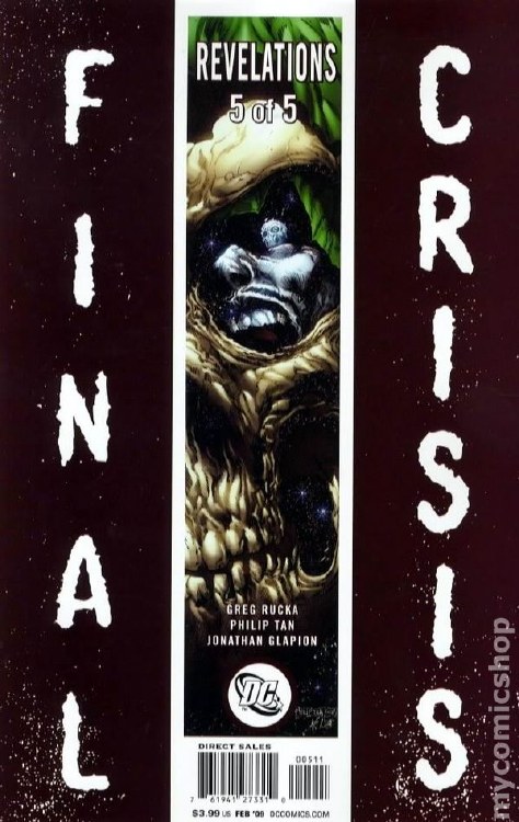 Final Crisis Revelations #5 (of 5) Cover may vary