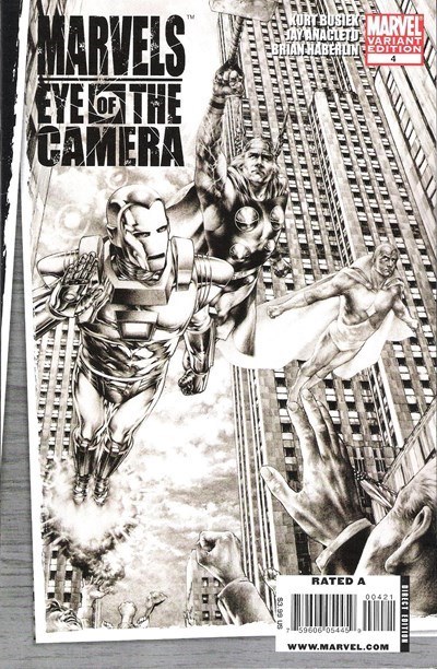 Marvels Eye of Camera #4 (of 6) B & W Var