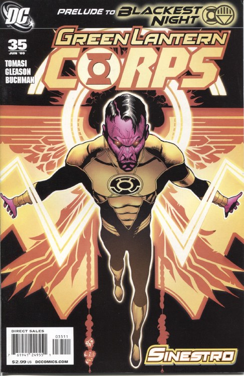 Green Lantern Corps #35 Corrected Copy