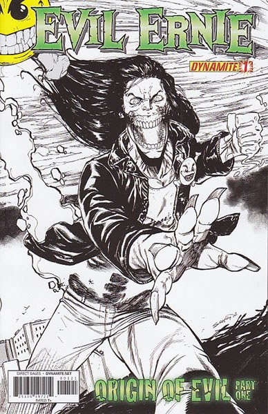 Evil Ernie #1 10 Copy Seeley B&W Incv (Net)