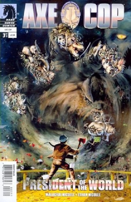 Axe Cop President of the World #3 (of 3) New Ptg