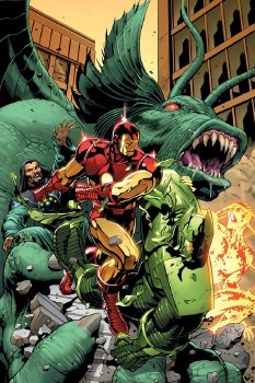 Cable and X-Force #7 Iron Man Many Armors Var Now2
